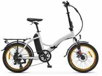 Argento Unisex – Erwachsene AR-BI-220005 E-Bikes, Weiß, Einer Größe