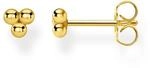 Thomas Sabo Einzel Ohrstecker Kugeln gold vergoldetes Silber H2140-413-39