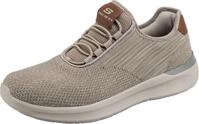 Skechers Herren Lattimore Coringa Sneaker, Taupe Knitted Mesh, 41 EU