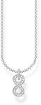 THOMAS SABO Damen Kette Infinity Unendlichkeitszeichen 925 Sterling Silber