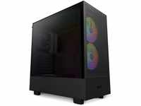 NZXT H5 Flow RGB - CC-H51FB-R1 - ATX Mid-Tower Gaming PC-Gehäuse - USB-C Port...
