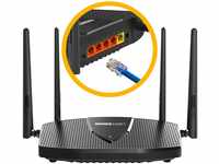 TOTOLINK X5000R Router WiFi 6 AX1800,OpenWrt WLAN Router 6 Dual Band 1201...