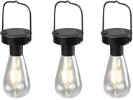 Reality Leuchten Solar LED Au&szlig;enh&auml;ngeleuchten 3er-Set Campus R35146132, Metall