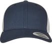 Flexfit Unisex Retro Trucker 2-Tone Baseballkappe, Navy/Silver, One Size