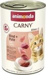 animonda Carny Katzen Nassfutter Kitten Rind + Pute (12 x 400g), Kitten