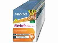sanotact Bierhefe Tabletten (10 x 400 Tabletten) • 100% natürliche Bierhefe...