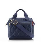 reisenthel allrounder cross rhombus midnight gold &ndash; Kleine Crossbody Bag mit