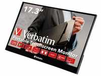 Verbatim PMT-17, Portable Touchscreen Monitor, mobiler 17,3" Full HD Bildschirm...