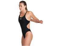 arena Solid Swim Tech Team Damen-Badeanzug Einteilig, Schnelltrocknender