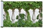 Maximex Balkon-Sichtschutz Mod. Efeu, 5m, blickdichte Balkonverkleidung, UV- und