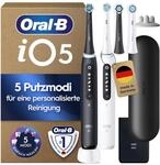 Oral-B iO Series 5 Elektrische Zahnb&uuml;rste, Doppelpack, Schwarz/Wei&szlig;
