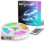 B.K.Licht - USB LED Strip 3 m mit Fernbedienung, buntes RGB, dimmbar, selbstklebend,