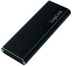 Logilink UA0314 USB 3.1 Festplattengeh&auml;use f&uuml;r m.2 SATA (NGFF) SSD, Schwarz