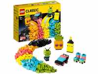 LEGO Classic Neon Kreativ-Bauset, Bausteine-Kiste Set, Konstruktionsspielzeug...