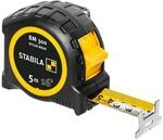 STABILA Taschenbandma&szlig; BM 300, 5 m (16'), Ma&szlig;band mit doppelseitiger cm/inch-Skala,