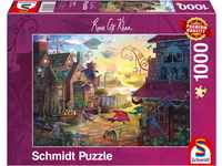 Schmidt Spiele 57584 Rose Cat Khan, Drachenpost, 1000 Teile Puzzle, Normal