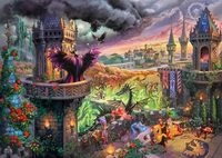 Schmidt Spiele 58029 Thomas Kinkade, Disney, Maleficent, 1000 Teile Puzzle,...