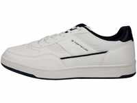 Tom Tailor Herren 5382802 Sneaker, White-Navy, 42 EU