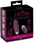 JAVIDA Knocking Love-Ball - erotisches Vibro-Ei f&uuml;r Frauen, Klopf-Funktion in der