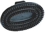 Kerbl Gummistriegel Oval, Schwarz