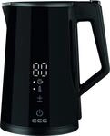 ECG RK 1893 Digitouch Black Kettle, 2200W, 1,7 l, LED-Display,