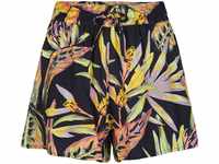 O'Neill Damen Amiri Strandshorts Shorts, 39033 Schwarze Tropische Blume, OneSize