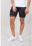 Alpha Industries Herren Crew Short Camo F&uuml;r Cargos, Black Camo, 32 EU
