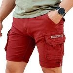 Alpha Industries Crew Short Patch Short f&uuml;r Herren RBF Red