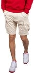 Alpha Industries Herren Crew Short F&uuml;r Cargos, Jet Stream White, 34 EU