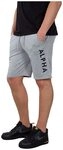 Alpha Industries Alpha Jersey Short Short f&uuml;r Herren Grey Heather