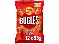 Lays Bugles Paprika – Herzhafter Mais-Snack mit Paprika-Geschmack – (12 x...