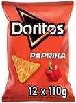 Doritos Paprika -Tortilla Nachos mit Paprika Geschmack - Herzhafter Snack zum