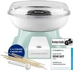 GOURMETmaxx Zuckerwattemaschine f&uuml;r Zuhause | Das Original mit 10 St&auml;bchen &
