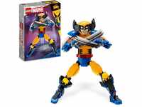 LEGO Marvel Wolverine Baufigur, Superhelden Action Figur mit Krallen aus X-Men,