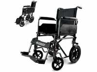 Mobiclinic®, Rollstuhl, S230, Faltbar und leicht, Sitzfläche 43 cm, Klappbare...
