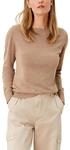 s.Oliver Damen 120.11.899.17.170.2112210 Sweater, Sand Melange, 34 EU