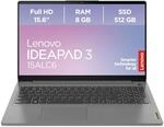 Lenovo IdeaPad 3 Laptop | 15,6" Full HD Display | AMD Ryzen 5 5500U | 16GB RAM 