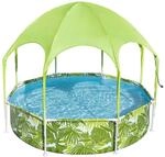 Bestway Steel Pro Frame Pool mit Sonnenschutzdach "Splash-in-Shade" ohne Pumpe &Oslash; 244