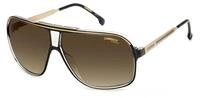 Carrera Sonnenbrillen GRAND PRIX 3 BLACK GOLD/BROWN SHADED 64/9/135 Herrenbrillen