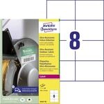 AVERY Zweckform B3427-50 Strapazierf&auml;hige Folienetiketten (400 Aufkleber,...