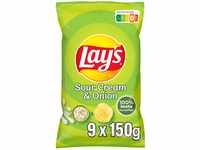 Lay's Sour Cream & Onion – Knusprig gewürzte Kartoffelchips für eine...