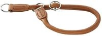 HUNTER ROUND & SOFT ELK Dressurhalsung, Hundehalsband, Leder, weich, rund,