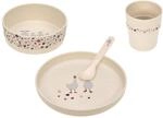 L&Auml;SSIG Kindergeschirr Set (Teller, Becher, Sch&auml;lchen, L&ouml;ffel) ohne Melamin,