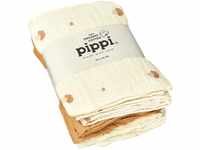 Pippi 6er Pack Unisex Baby Stoffwindel/Spucktuch/Mullwindel 65x65
