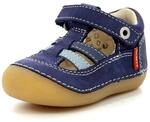 Kickers Jungen Sushy Sandalen, Blau Bleu Tricolore 53, 19 EU