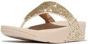 Fitflop Women's Lulu Glitter Flip Flops, Toe-Post Sandals, Comfortable with...