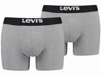 Levi's Herren Solid Basic Boxer, Middle Grey Melange, L