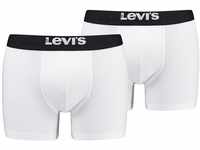 Levi's Herren Solid Basic Boxer, White/Black, XL