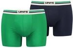 Levi's Herren Boxer Underwear, Green/Navy, L