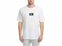 Calvin Klein Herren S/S Crew Neck 000NM2399E Kurzarm Rundhals T-Shirts, Weiß